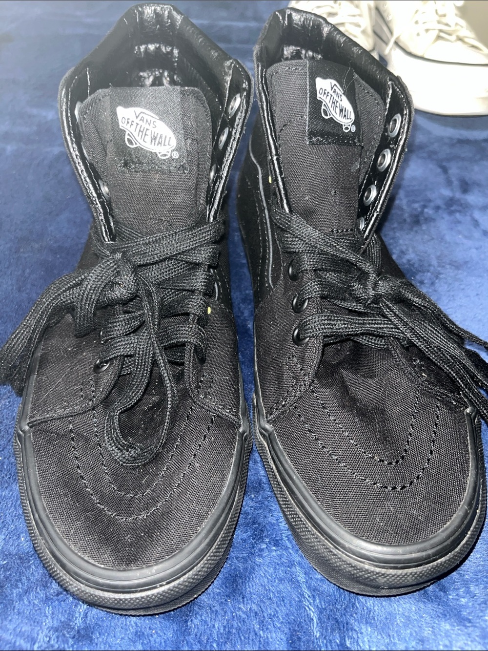 Vans Black High-Top Canvas Sneakers